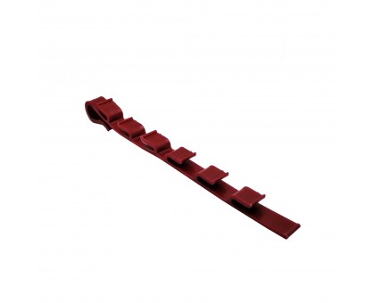 КМ/В1-6 (красный) - зажим для крепления кабеля в водосточном желобе
