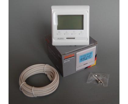 AURA RTC 51 WHITE - программируемый терморегулятор для теплого пола