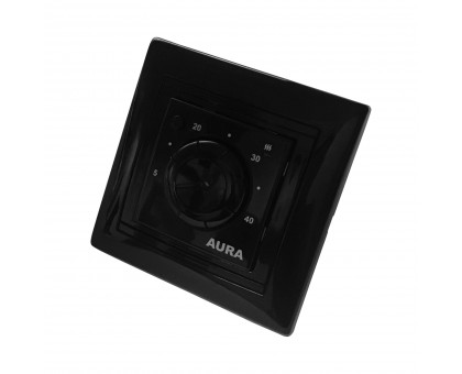 AURA LTC 030 BLACK - простой терморегулятор для теплого пола