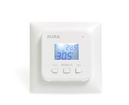 AURA LTC 440 WHITE - двухзонный терморегулятор для теплого пола
