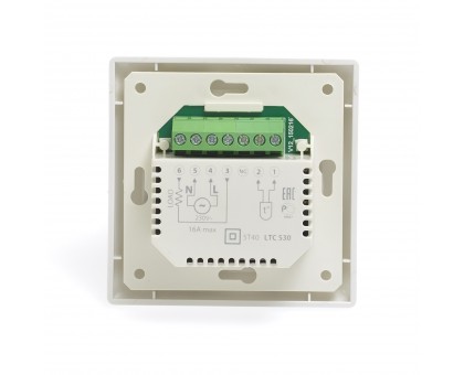 AURA LTC 730 WHITE - программируемый терморегулятор для теплого пола