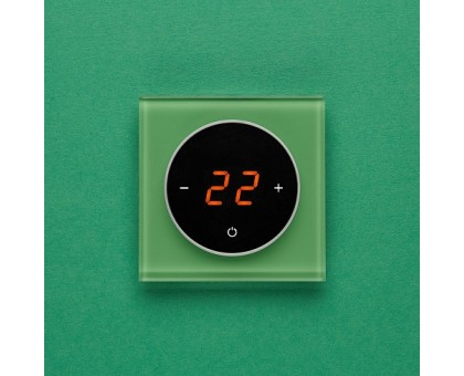AURA TAKTO 1164 GREEN LUMINOUS - терморегулятор с сенсорным экраном