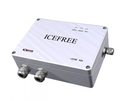 ICEFREE TD-40  (без датчиков) - уличный терморегулятор на 40А систем обогрева открытых площадок