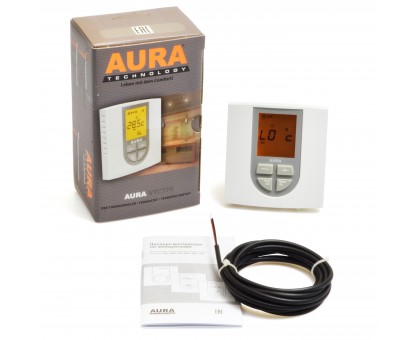 AURA VTC 770 WHITE - программируемый терморегулятор для теплого пола
