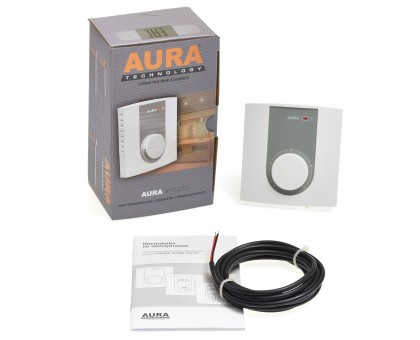 AURA VTC 235 WHITE - простой терморегулятор для теплого пола