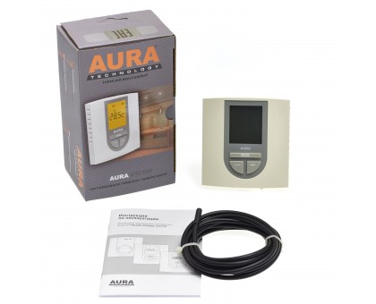 AURA VTC 550 IVORY - электронный терморегулятор для теплого пола